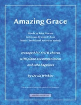 Amazing Grace SATB choral sheet music cover